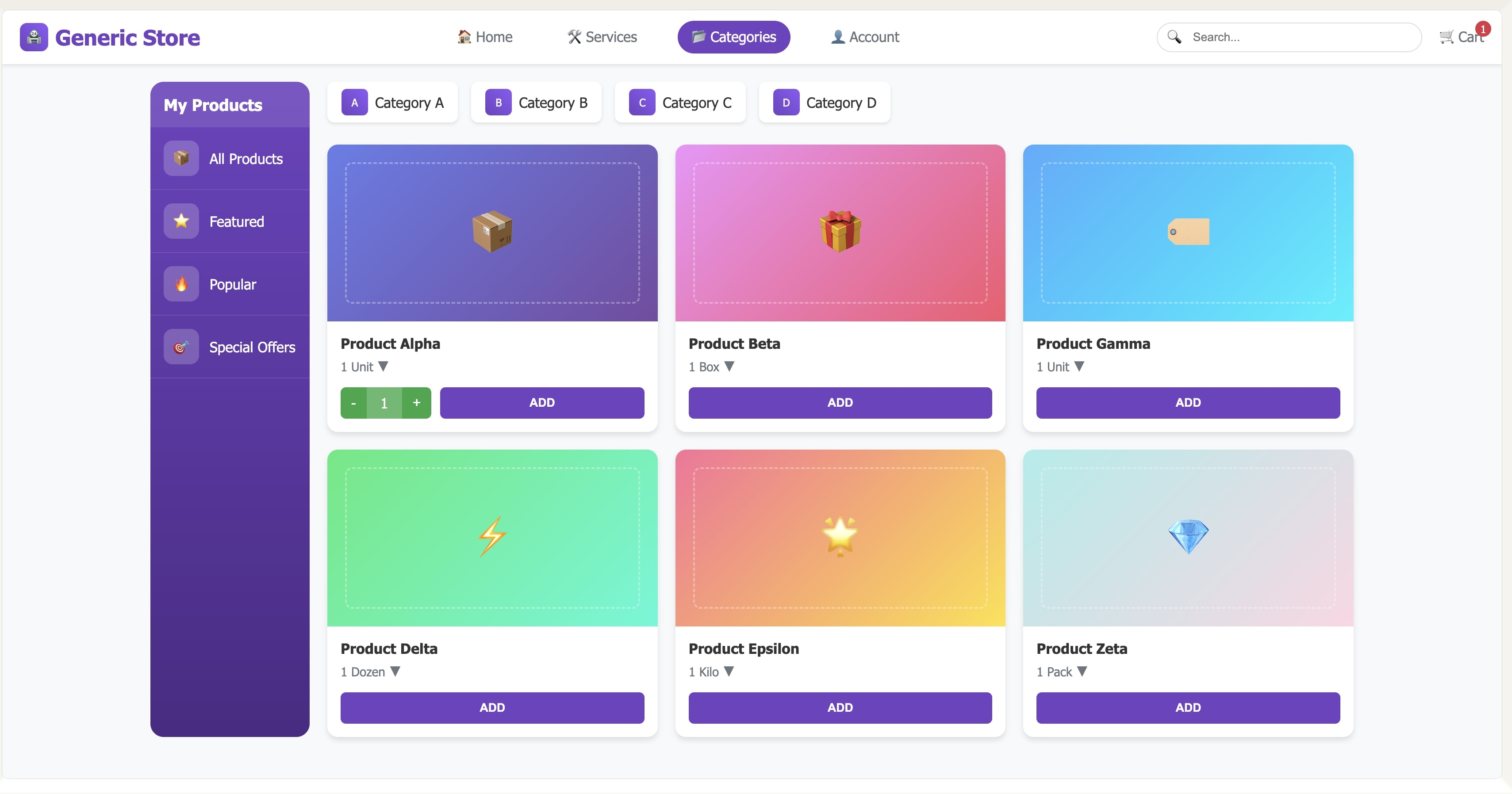 Modern Theme Preview