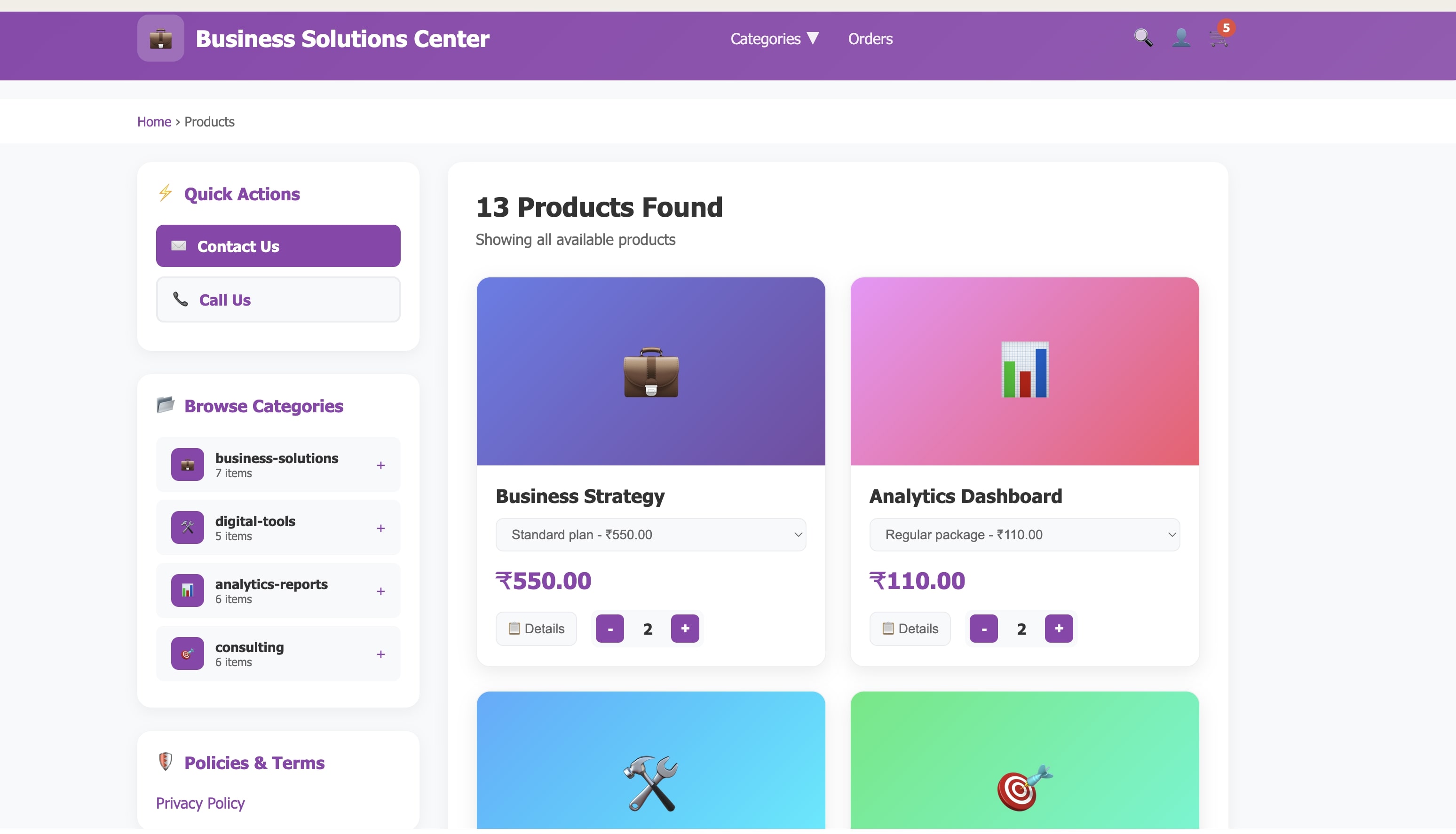 Professional Theme Preview