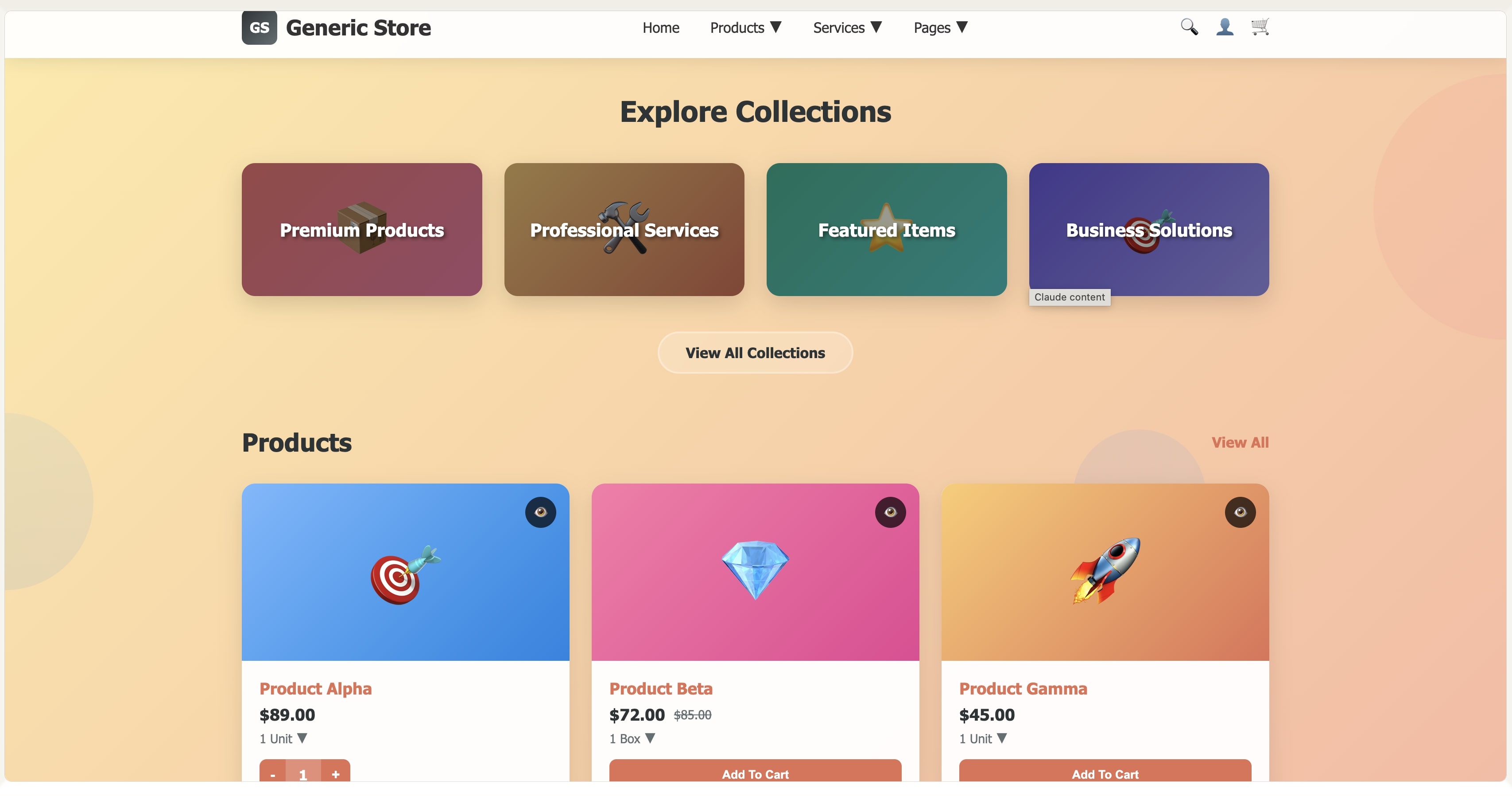 Traditional Theme Preview