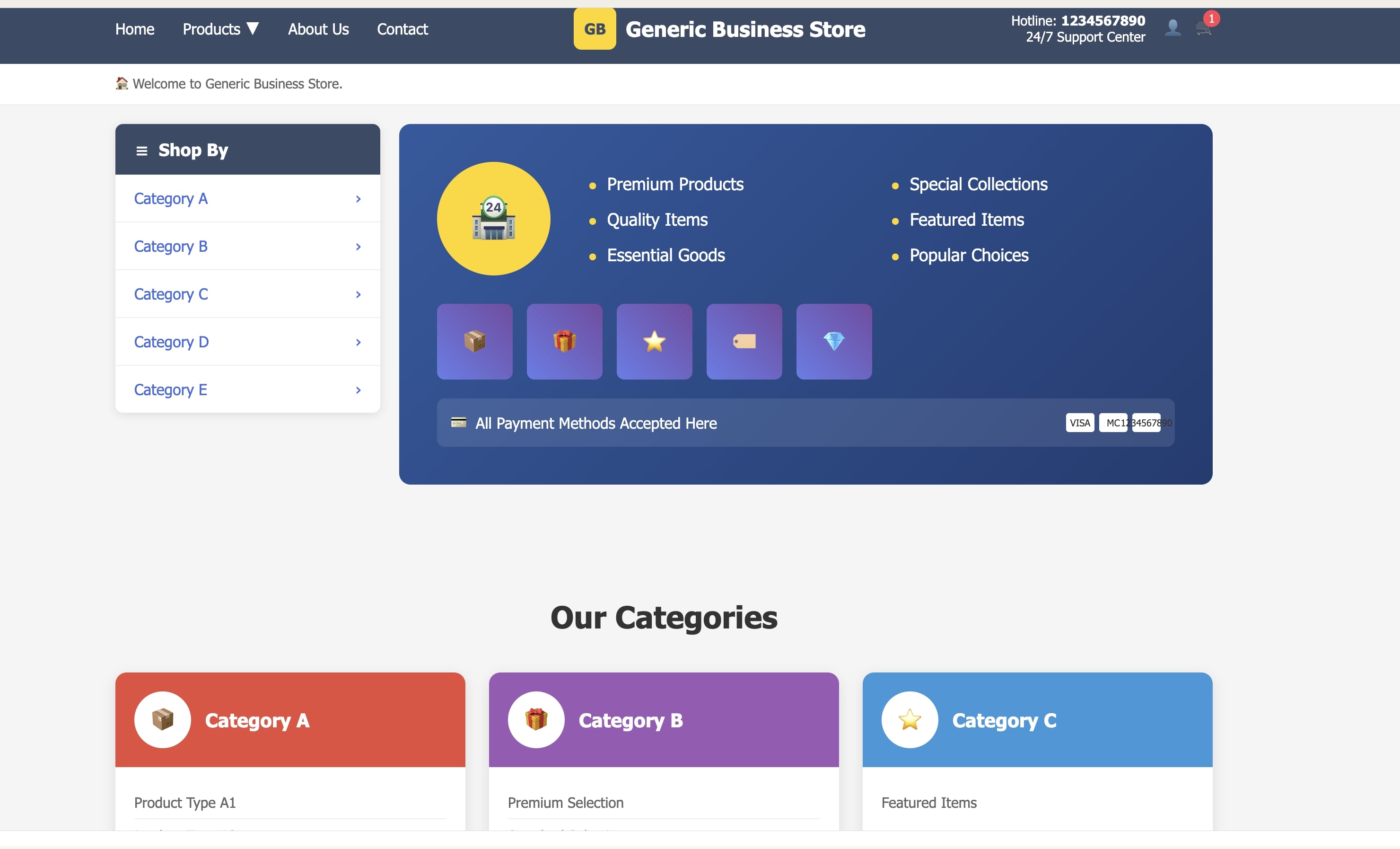 Vibrant Theme Preview